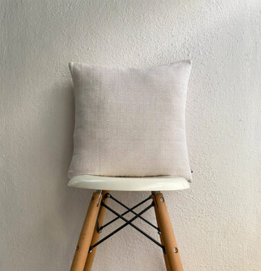 Panama Weave Cotton Cushion Cover Creamy White 16″ x 16″