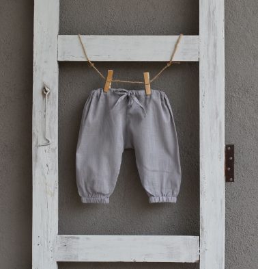 Alloy Grey Cotton Baby Pants