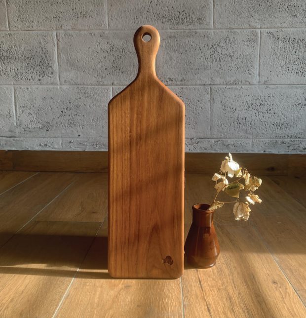 Organic Teak Wood Serving / Cheese Board | Rectangle | 37 cm