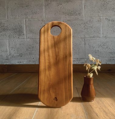 Organic Teak Wood Serving / Cheese Board | Ellipse | 40 cm