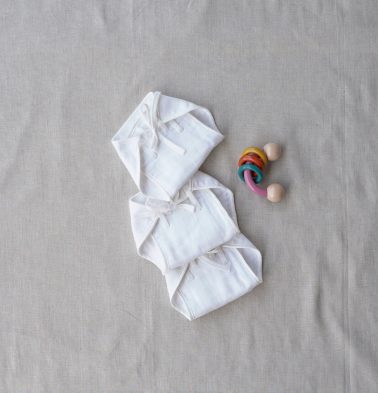 Cotton Baby Nappies - Set of 3