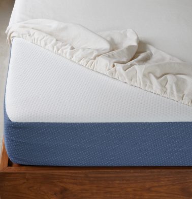 Customisable Cotton Fitted Mattress Cover – White