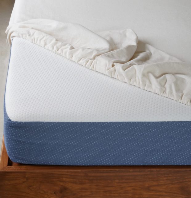Customisable Cotton Fitted Mattress Cover - White