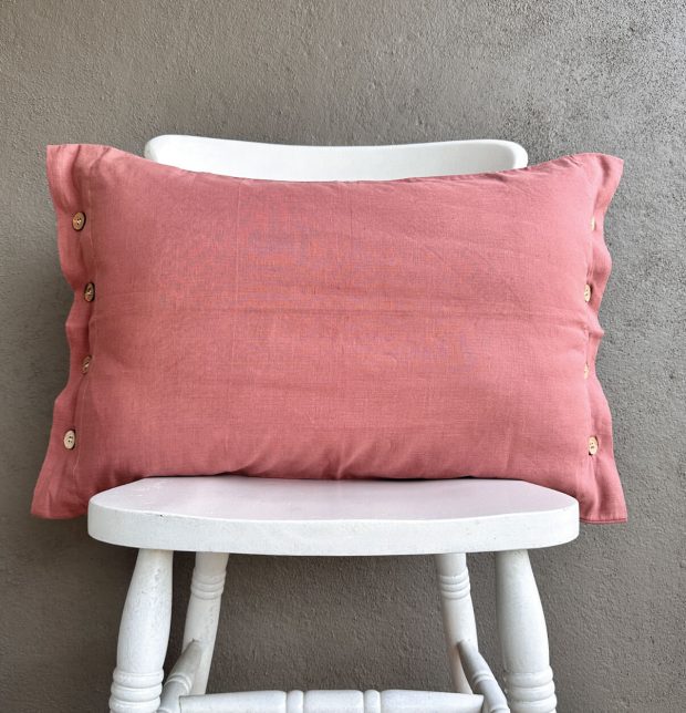 Customisable Linen Duvet Cover Canyon Rose