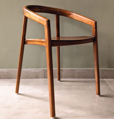 Solid Wooden Arm Chair | Teak Wood
