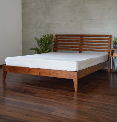 Solid Wooden Comfort Queen Bed | Teak Wood