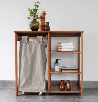 Solid Wooden Laundry Unit | Teak Wood