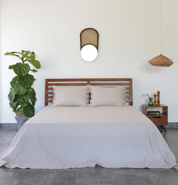 Linen Duvet Cover Cloud Cream