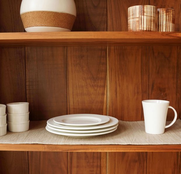 Customisable Cotton Shelf Liner Beige