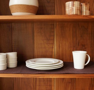 Customisable Cotton Shelf Liner Brown