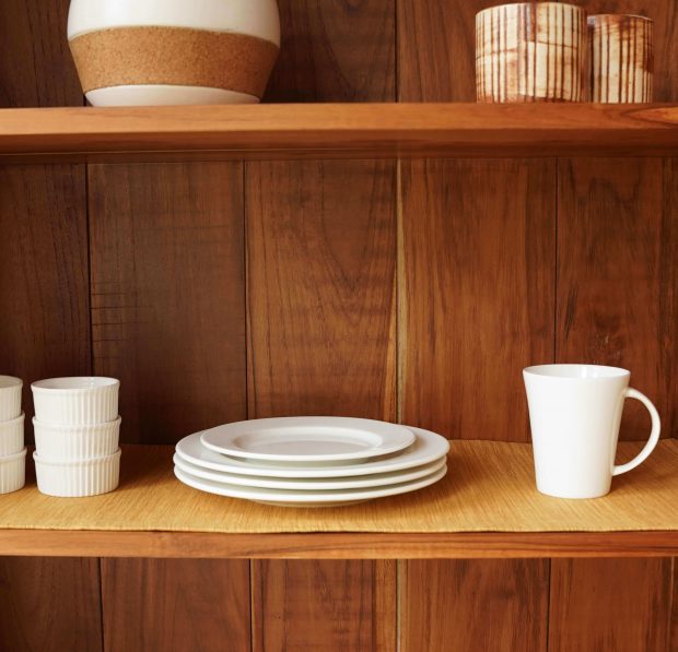 Customisable Cotton Shelf Liner Mustard Yellow