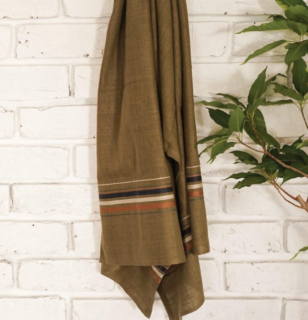 Thorth | Premium Cotton Bath Towel | Olive Green