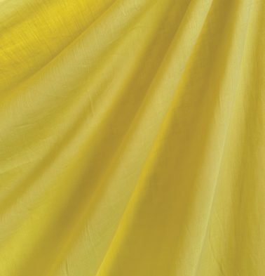 Slub Cotton Sheer Fabric Lemon Green