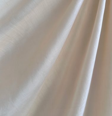 Slub Cotton Sheer Fabric Tapioca Beige