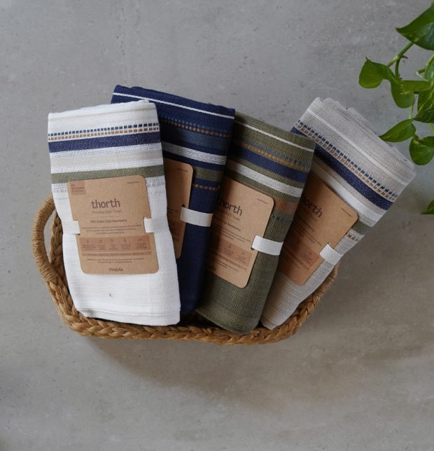 Multicolor Thorth | Premium Cotton Bath Towel | Combo of 4