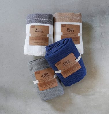 Honeycomb Multicolor Cotton Bath Towel | Combo of 4