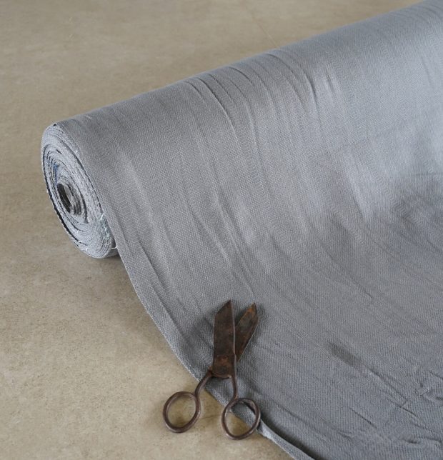 Kadoor Cotton Curtain Slate Grey