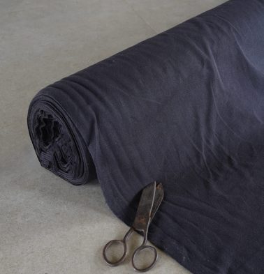 Solid Cotton Fabric Black