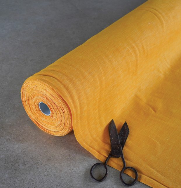 Textura Cotton Curtain Daffodil Yellow