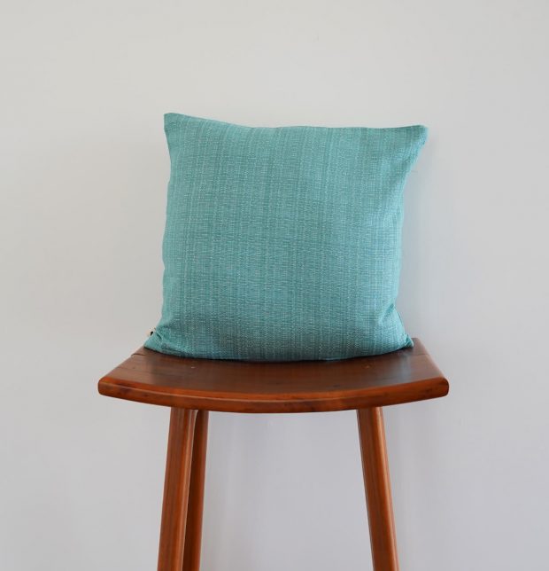 Panama Cotton Cushion Cover Dusty Turquoise 16