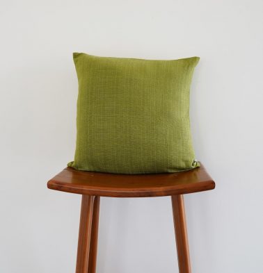 Panama Cotton Cushion Cover Spinach Green 16″ x 16″