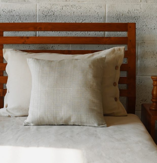 Panama Cotton Cushion Cover Oatmeal Beige 16