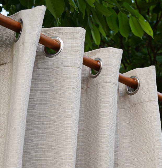 Panama Weave Cotton Fabric Oatmeal Beige