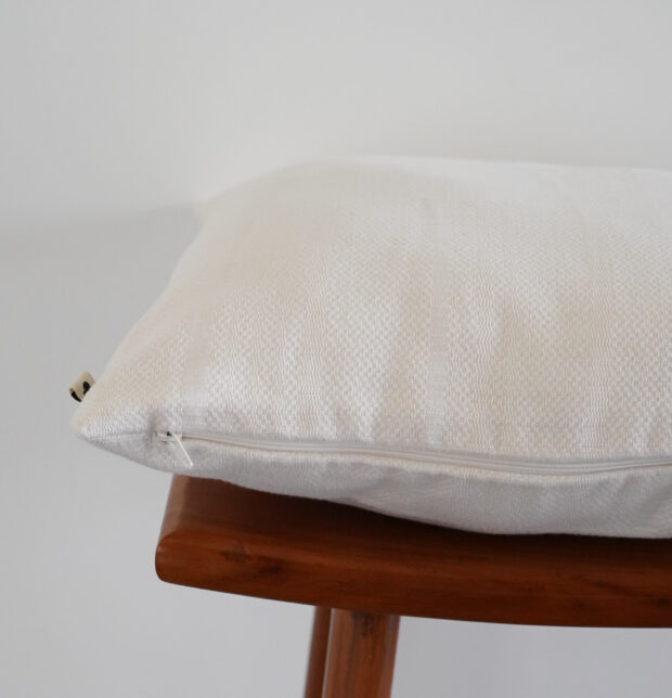 Kadoor Cotton Cushion Cover Pristine White 16