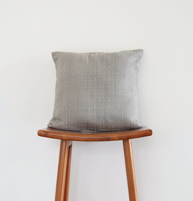 Panama Cotton Cushion Cover Ash Grey 16