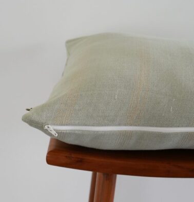 Zari Stripes Cotton Cushion Cover Desert Sage 16″ x 16″
