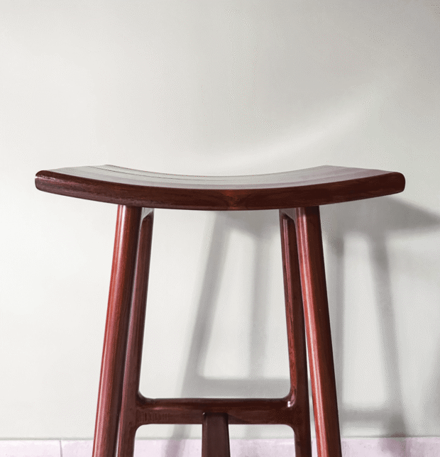 Solid Wood Bar Stool | Mahogany Wood