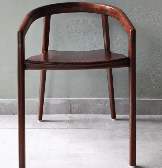 Solid Wooden Arm Chair | Mahogany Wood