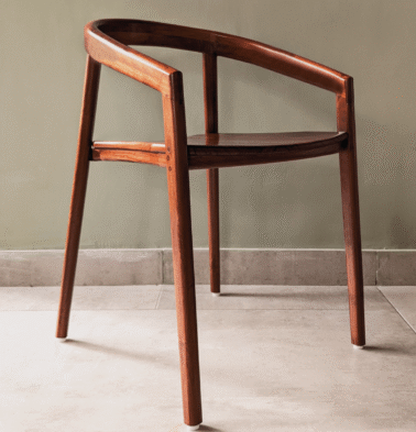 Solid Wooden Arm Chair | Mahogany Wood