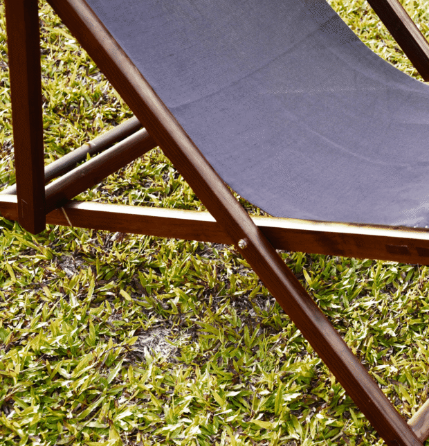 Solid Wooden Sling Chair | Mahogany Wood