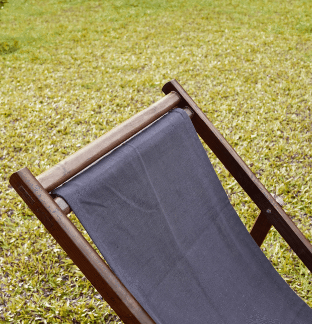 Solid Wooden Sling Chair | Mahogany Wood