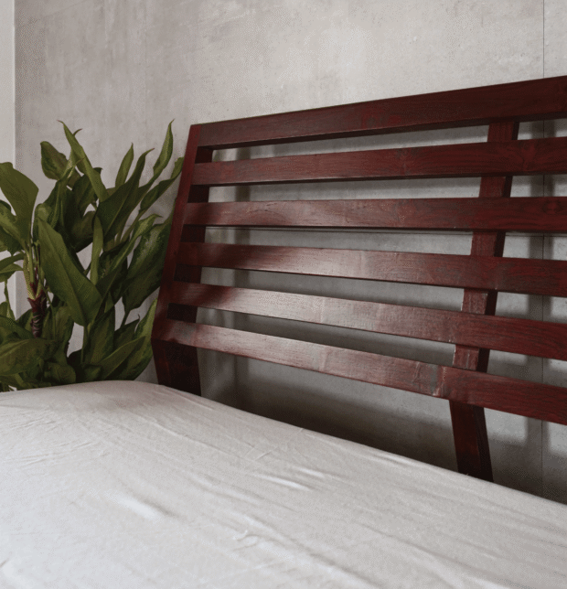 Solid Wooden Comfort Queen Bed | Mahogany Wood