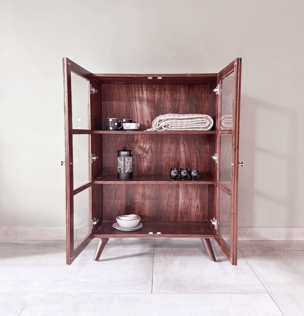 Solid Wooden Shelf - Small | Mahogany Wood
