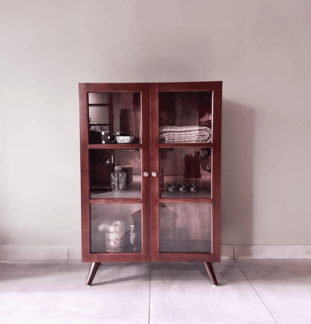 Solid Wooden Shelf - Small | Mahogany Wood
