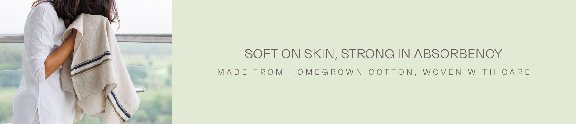 Cotton Bath Towels from Thoppia