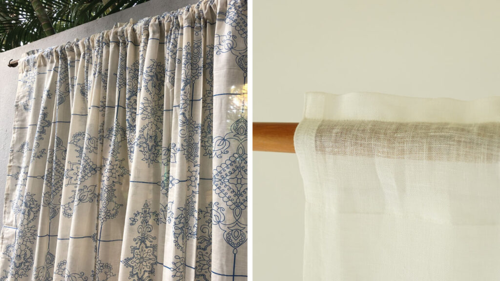 linen eyelet curtains