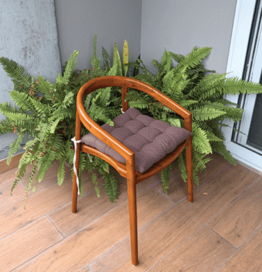 Cotton Chairpad Brown
