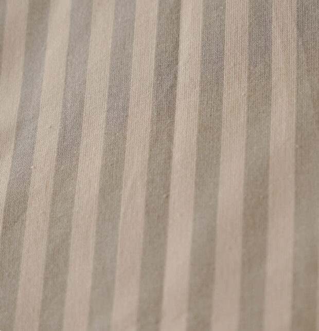 Morning Stripe Cotton Duvet Cover Grey