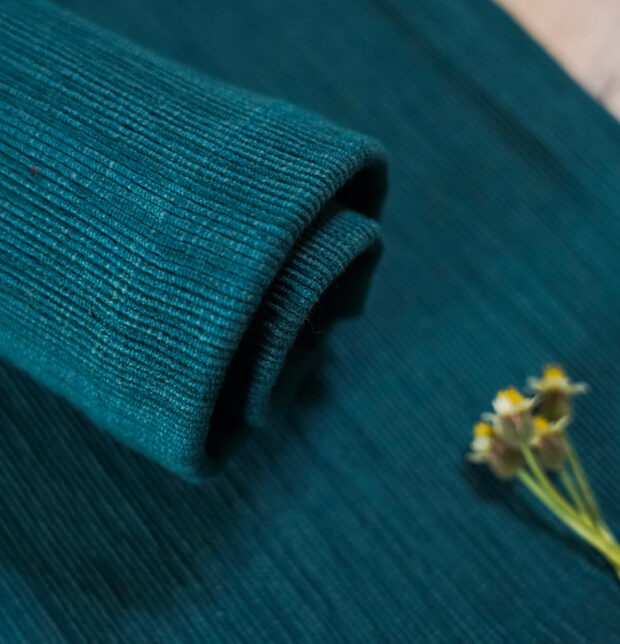 Handwoven Textura Cotton Table Mats Ocean Depth- Set of 6