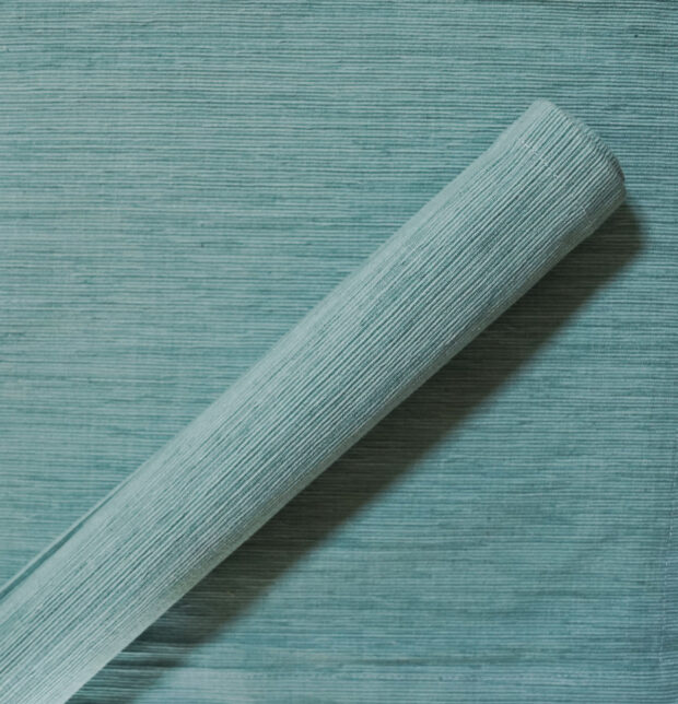 Handwoven Textura Cotton Table Mats Whispering Blue - Set of 6